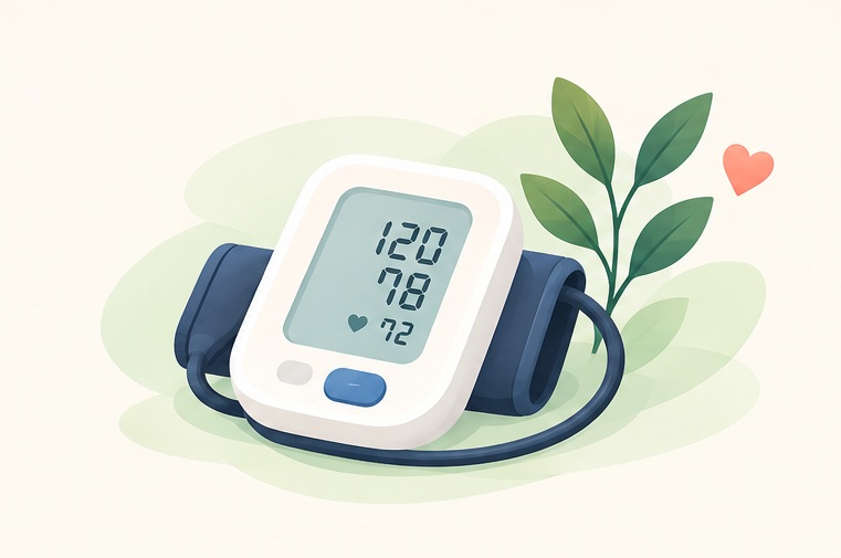 Blood pressure monitor illustration